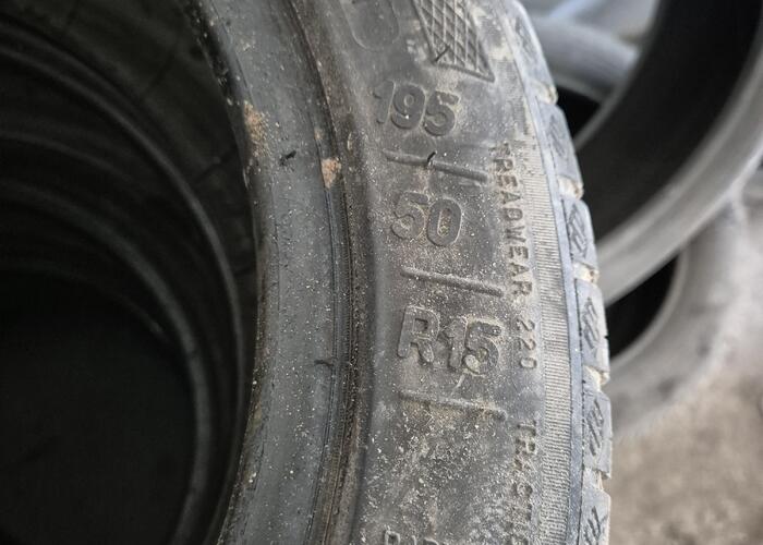 Grajewo ogłoszenia: Sprzedam 4 opony letnie kleber 195/50 r15